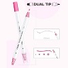 Ohuhu Dual Tip Dot Markers: 15 Colors Dot Marker Pens (Fine & Dot) for Kids Adults Water-Based Ink Metallic & Regular Colors Dot Pens - 3 of 4