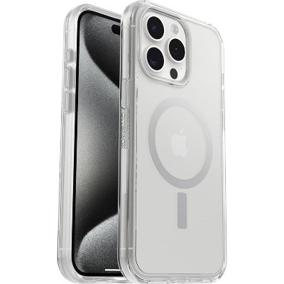 OtterBox SYMMETRY SERIES case w/MagSafe for iPhone 15 Pro Max - Clear (77-93079) - Refurbished