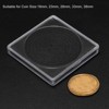 Unique Bargains Collection Supplies Coin Snap Holder with Foam Gasket 5 Pcs - 3 of 4