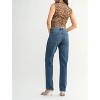 Women's Super Soft 90's Longer Straight - JUST BLACK DENIM - 2 of 4