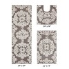 Medallion Collection 100% Cotton Tufted Bath Rug Set of 3 - Better Trends - 4 of 4