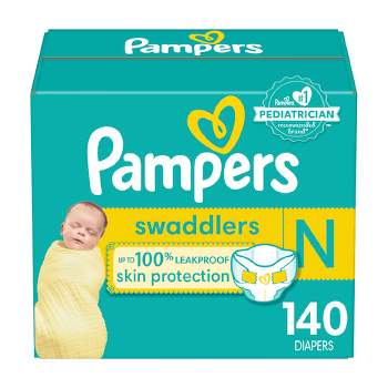 Diapers Newborn/Size 0 (<10 lb), 76 Count - Pampers Pure