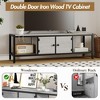 65 Inch TV Stand Up to 75 Inches TVs, Modern Entertainment Center with Storage Cabinet, Wide TV Console with Adjustable Feet - 3 of 4
