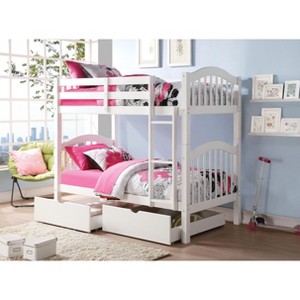 NicBex Triple Full Bunk Bed with Full Length Guardrail,Loft Bed with 2 Built-in Ladders,Modern Bunk Beds,Noise Reduced Bunk Beds for Bedroom - 1 of 4