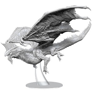Wizkids: D&D Nolzur's Marvelous Miniatures: Adult Silver Dragon - 1 of 4