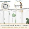 LunaLulinlk Floral Shower Curtain with Hooks – Heavy-Duty Mold/Mildew-Resistant - 3 of 4