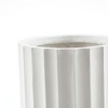LuxenHome White 19" Tall Round MgO Planter - 4 of 4