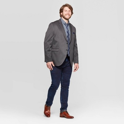 Men's Big & Tall Standard Fit Suit Jacket - Goodfellow & Co