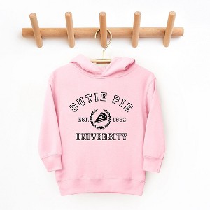 The Juniper Shop Cutie Pie University Toddler Graphic Hoodie - 1 of 3