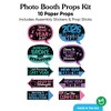 Big Dot of Happiness Funny Colorful New Year Photo Props, 2026 New Year's Eve Party Decor, NYE Midnight Photo Booth Props Kit – 10 Count Selfie Sticks - 3 of 4