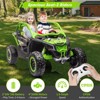2 Seats Ride on UTV with Remote Control for Kids, 2 * 24V Batteries 4 * 200W Motors Licensed by CAN-AM UTV - 4 of 4