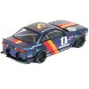 Nissan Silvia (S14) Boss RHD (Right Hand Drive) #8 "Rocket Bunny" Magic Purple w/Stripes 1/64 Diecast Model Car by Inno Models - 3 of 4