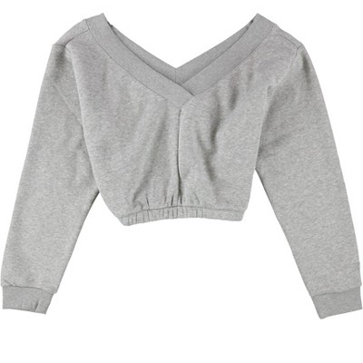 Reebok Womens SR Cropped Fleece Sweatshirt