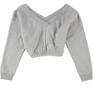 Reebok Womens SR Cropped Fleece Sweatshirt - 1 of 2