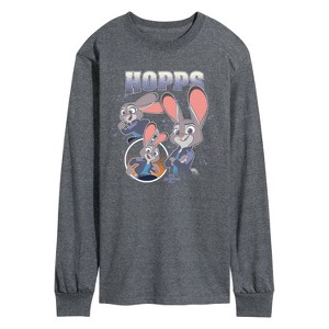 Men's - Disney - Hopps Bootleg Long Sleeve Graphic T-Shirt - 1 of 3
