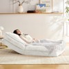 Mjkone Foldable Lazy Sofa, 3-in-1 Fold Small Tatami Sofa Bed,Lounge Chair Sofa by day,Pet Friendly Couch - 3 of 4