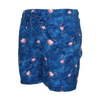 U.S. Apparel Men's 6" Flamingo Bay Swim Trunks | Navy Blue