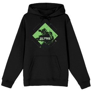 Call Of Duty Modern Warfare II Alpha Long Sleeve Men's Black Hooded Sweatshirt - 1 of 3