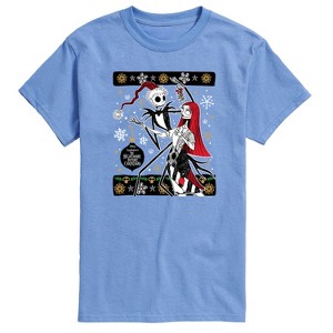 Men's - Disney - Jack And Sally Ornaments Short Sleeve Graphic T-Shirt - 1 of 4