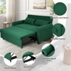 RIOSKEYS Extra-large Fabric Sofa Bed - 61-inch 2-in-1 Double Sofa with Storage Bag, Adjustable Backrest and Cushions for Living Rooms - 4 of 4