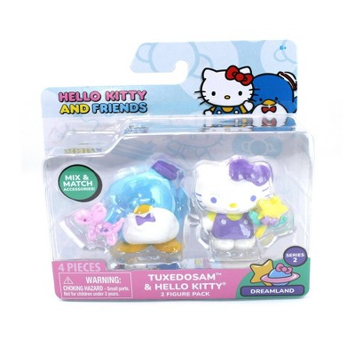 Hello Kitty and Friends Series 2 Dreamland 2 Inch Figures - TuxedoSam And Hello Kitty