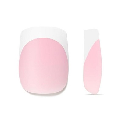 LOVELAY CREATIONS 50-Piece Pink Short Square Press-On Nails