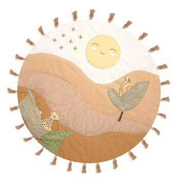 Crane Baby Cotton Quilted Activity Playmat - Kendi Desert Sunset