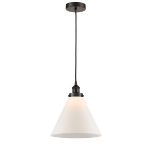 Cone - 1 Light Mini Pendant In Industrial Style-14.75 Inches Tall and 12 Inches Wide - 1 of 1