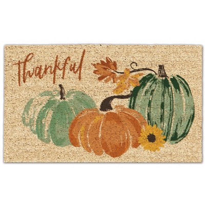 Design Imports  Thankful Pumpkins Doormat