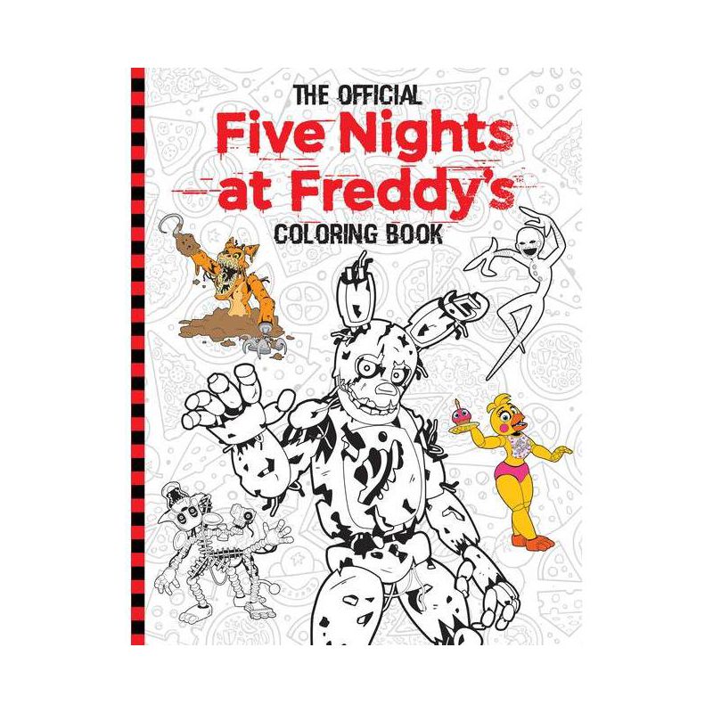 Official Five Nights at Freddy&#39;s Coloring Book - by  Scott Cawthon (Paperback), 1 of 2
