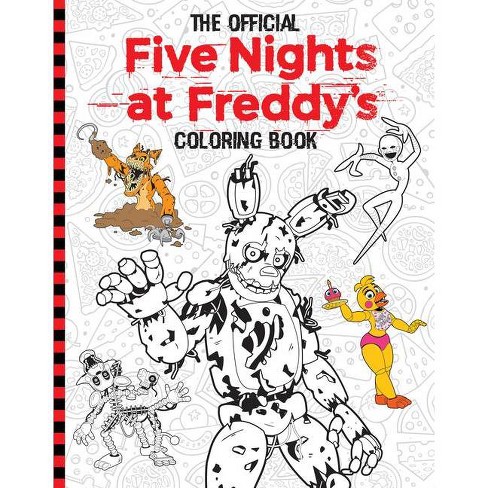 Official Five Nights at Freddy's Coloring Book - by Scott Cawthon  (Paperback)