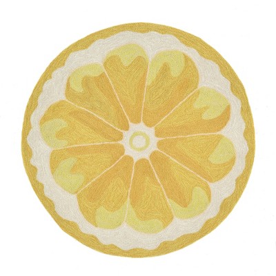 lemon slice yellow