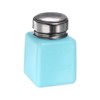 Unique Bargains Plastic Makeup Remover Nail Polish Push Down Alcohol Dispenser Bottles 4oz Blue - 3 of 4