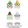 Big Dot of Happiness School Gnomes Glasses - Paper Card Stock Teacher and Classroom Decorations Photo Booth Props Kit - 10 Count - 3 of 4