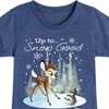 Girls' - Disney - Christmas - Up To Snow Good Fitted Short Sleeve Graphic T-Shirt - 2 of 4
