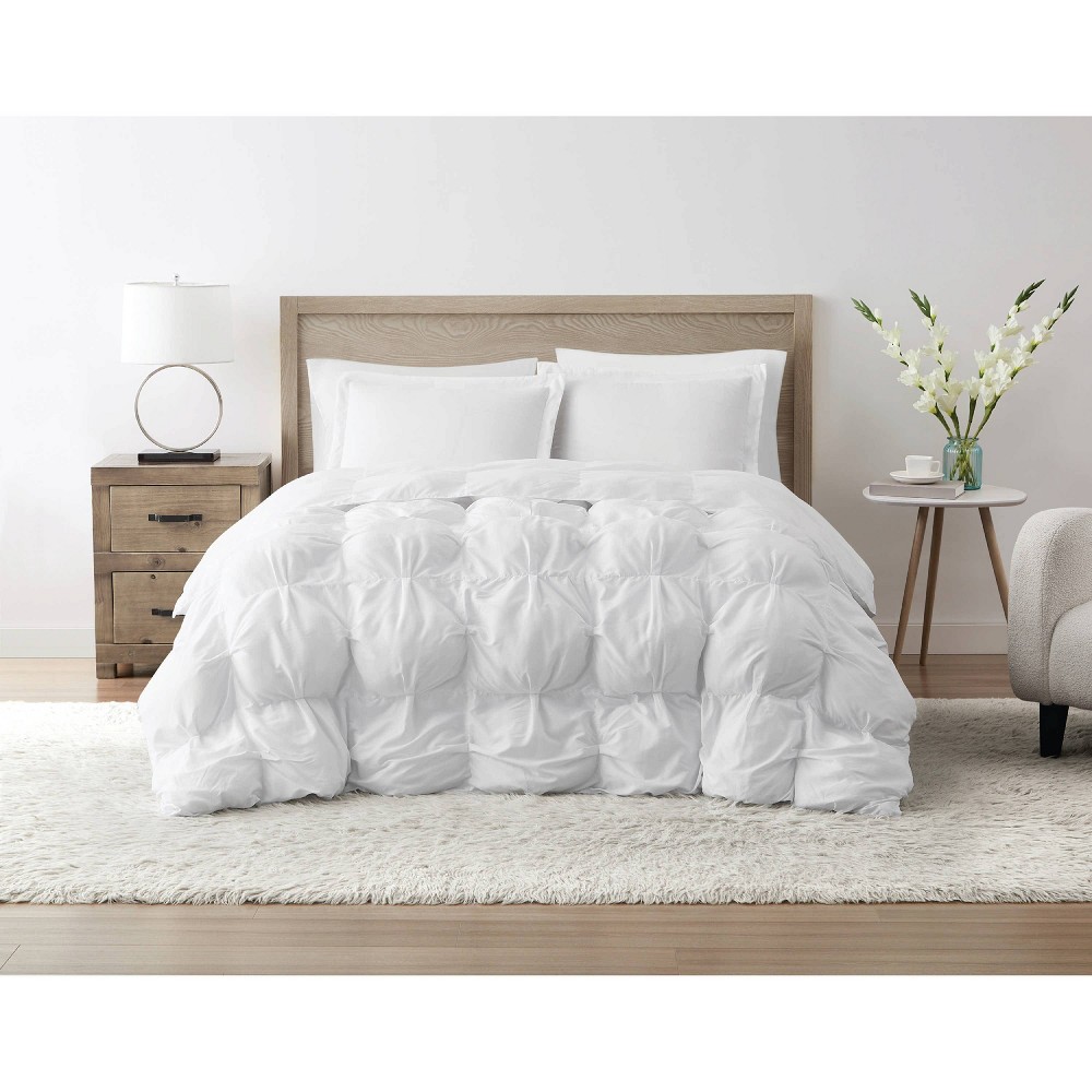 Photos - Duvet Truly Soft 3pc King Oversized Puffer Comforter Set White