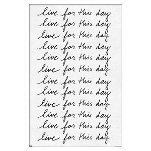 Trends International Ali Zoe - Live for This Day Framed Wall Poster Prints - 1 of 4