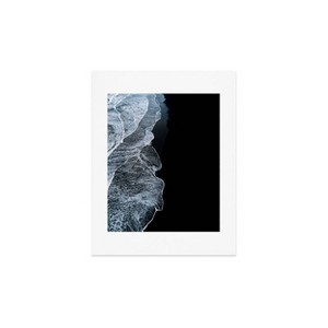 Deny Designs Michael Schauer Waves on a Black Sand Beach Art Print - 1 of 2
