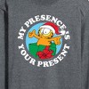 Men's - Garfield - My Presence Is Your Present Long Sleeve Graphic T-Shirt - 2 of 4