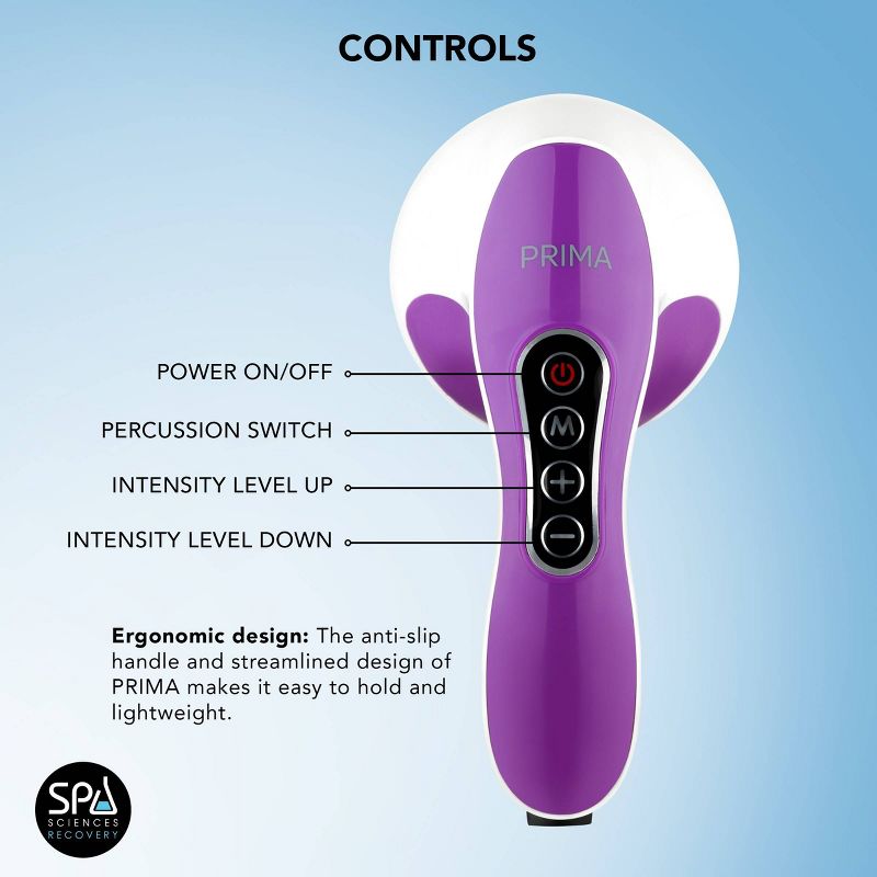 Spa Sciences PRIMA Ultimate Recovery Spa-Quality Percussion Massager &#38; Body Contouring Device, 5 of 15