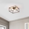JONATHAN Y Kyle 14" 3-Light LED Flush Mount: ETL Listed, Glass Shade, 2700K Warm Bulbs - 3 of 4