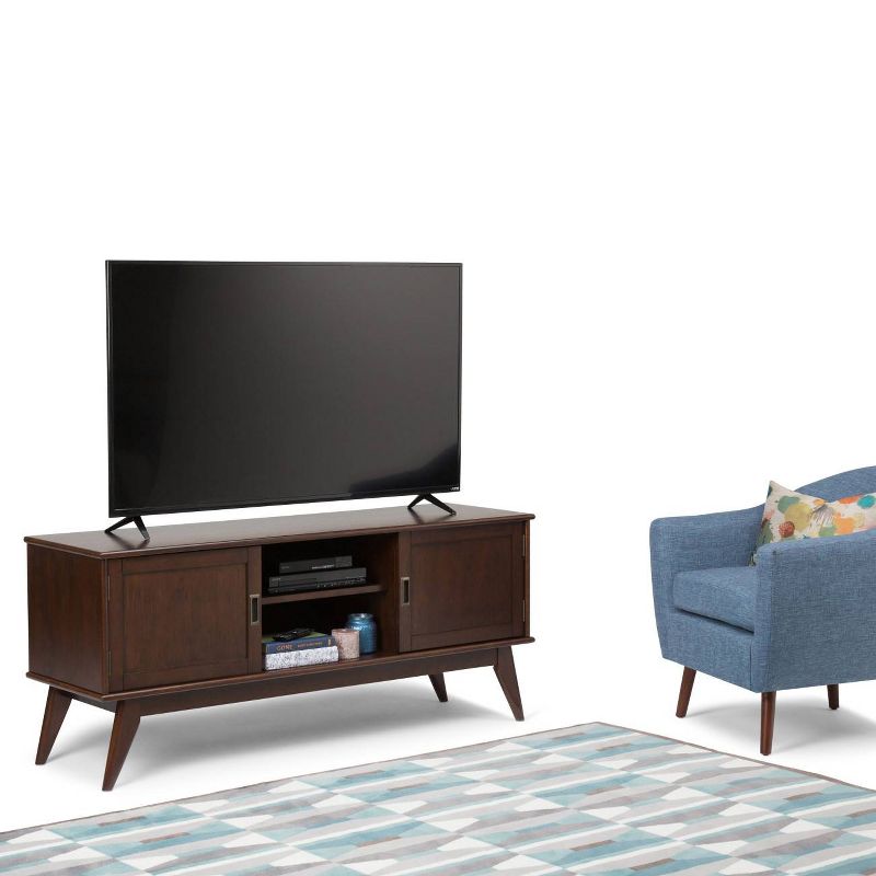 Tierney Solid Hardwood Mid-Century TV Stand for TVs up to 66" - WyndenHall, 3 of 9