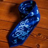 Crazy Dog T-Shirts Eat Sleep Fish Necktie Funny Neckties for Men Fishing Tie Mens Novelty Neckties Fisherman Ties - 2 of 4