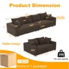 RISOKEYS Upholstered Sofa - Cloud Couch with Deep Seat and Soft Pillows, Convertible Sofa Lounge Chair for Living Room, Bedroom - 3 of 4