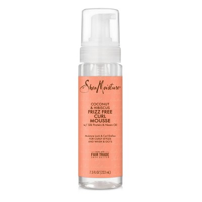 SheaMoisture Coconut and Hibiscus Frizz-Free Curl Mousse - 7.5 fl oz