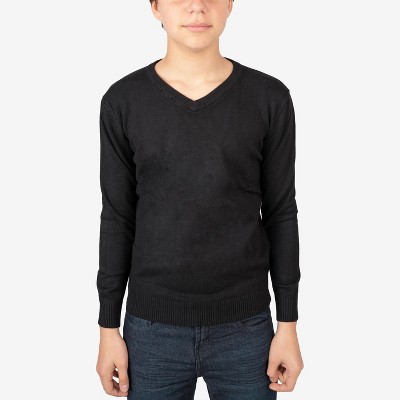 X Ray Boy s Basic V neck Sweater In Black Size Large 10 12 Target