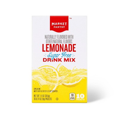 Lemonade Sugar-Free Drink Mix - 10ct - Market Pantry&#8482;