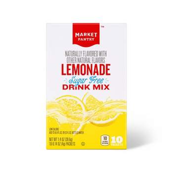 Lemonade Sugar-Free Drink Mix - 10ct - Market Pantry™