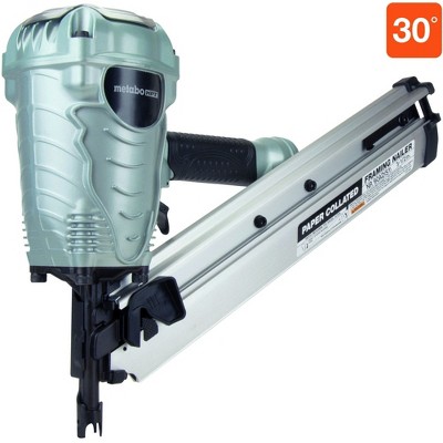 Metabo HPT NR90ADS1M 35-Degree Paper Collated 3-1/2 in. Strip Framing Nailer