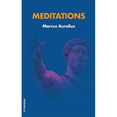 Meditations - Large Print by  Marcus Aurelius (Hardcover)